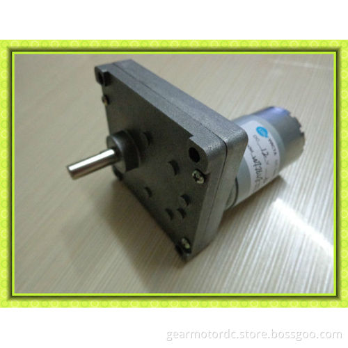 WT76VF55 Heavy duty flat gearbox 8mm shaft 12v low rpm 90kgf.cm torque gear motor for gray water diverter valve